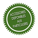 Accessoires disponibles aux particuliers