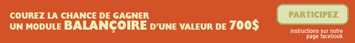 Concours balançoire