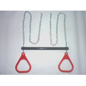 Trapeze bar and rings