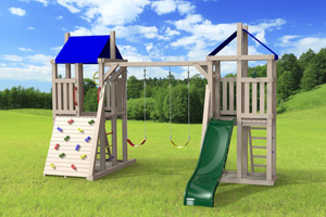 outdoor playset The Demi-tour 4x4