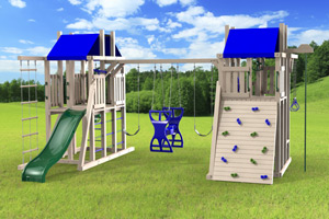 outdoor playset The Duplex 4x6