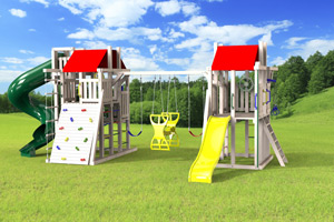 outdoor playset The Turbo Duplex